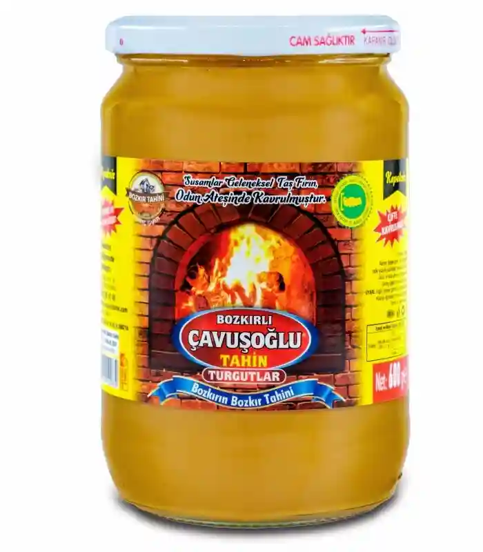 Çavuşoğlu%20Odun%20Ateşinde%20Kepeksiz%20Bozkır%20Tahini%20Cam%20Kavanoz%20600g