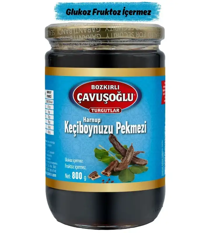 Çavuşoğlu%20Harnup%20(Keçiboynuzu)%20Pekmezi%20Cam%20Kavanoz%20800g